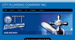 Desktop Screenshot of ottplumbing.com